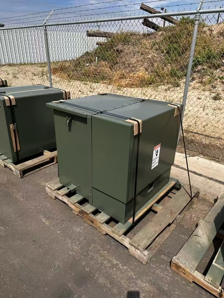 Green pad-mounted transformer units